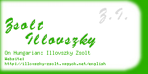 zsolt illovszky business card